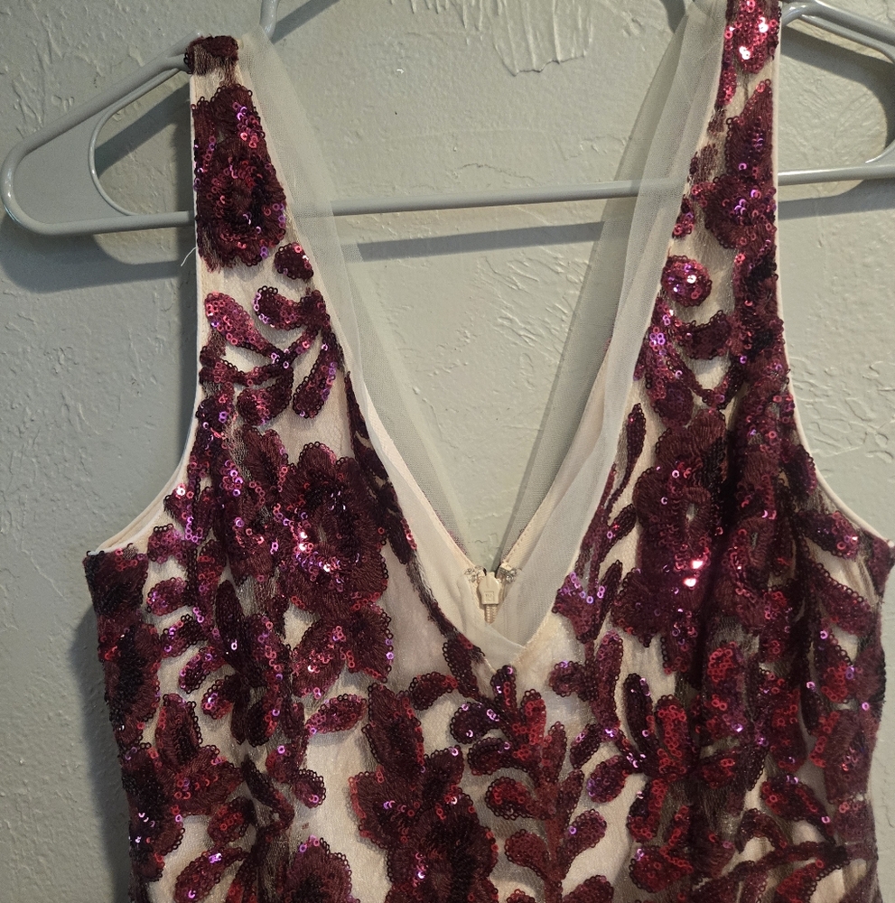 BELLE BADGLEY MISCHKA FLORAL DRESS  SIZE 6